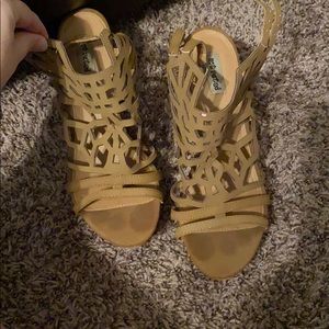 Wedge sandals by Not Rated